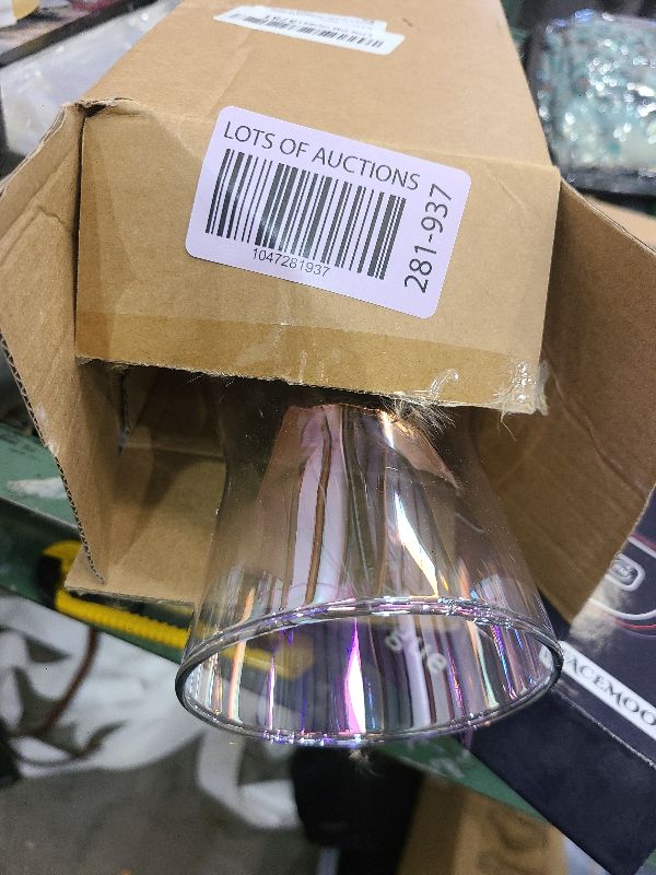 Photo 1 of 8 inch Iridescent Glass Flower Vases for Centerpiece Table Home Indoor Desk Decor,Ins Modern Boho Style Vase for Wedding Housewarming Gift