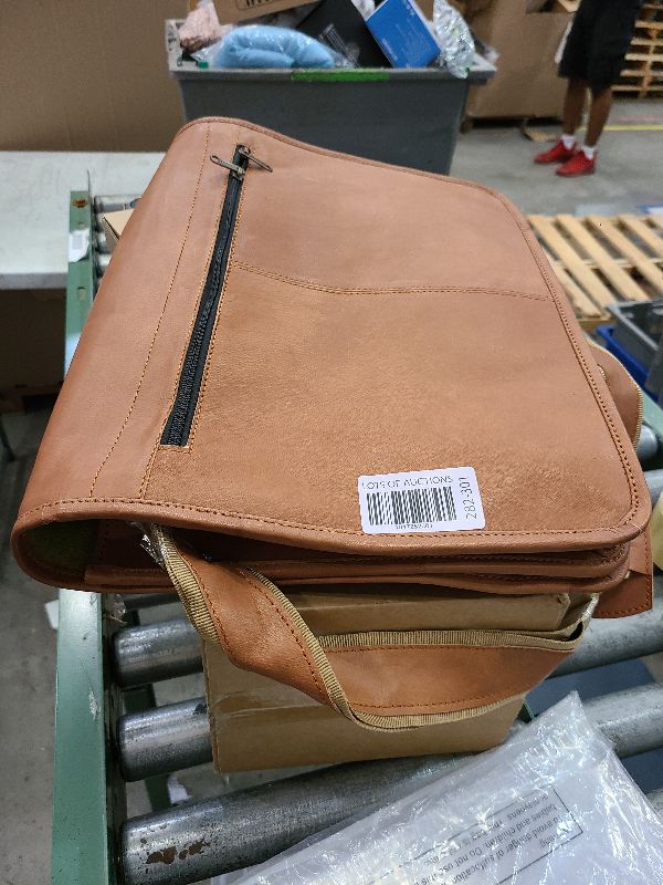 Photo 1 of 18 inch Leather Full Flap Messenger Handmade Bag Laptop Bag Satchel Bag Padded Messenger Bag Brown (Brown)