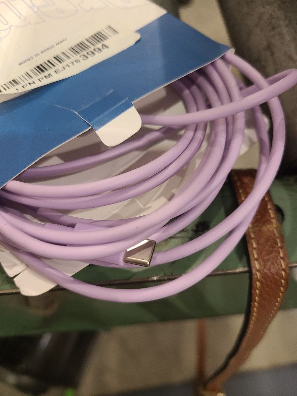 Photo 1 of 2Pack Purple Fast Charger Cable 10ft [Apple MFi Certified], USB Type C to Lightning Cable 10 Foot for Apple iPhone 14/13/12 Pro XR XS Max X 8 Plus