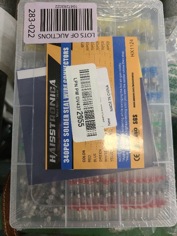 Photo 1 of 340PCS Solder Seal Wire Connectors-haisstronica Marine Grade Heat Shrink Wire Connectors-Butt Splice Wire Terminals for Marine,Electrical with Corrosion and Weatherproof(5Colors/5Sizes)
