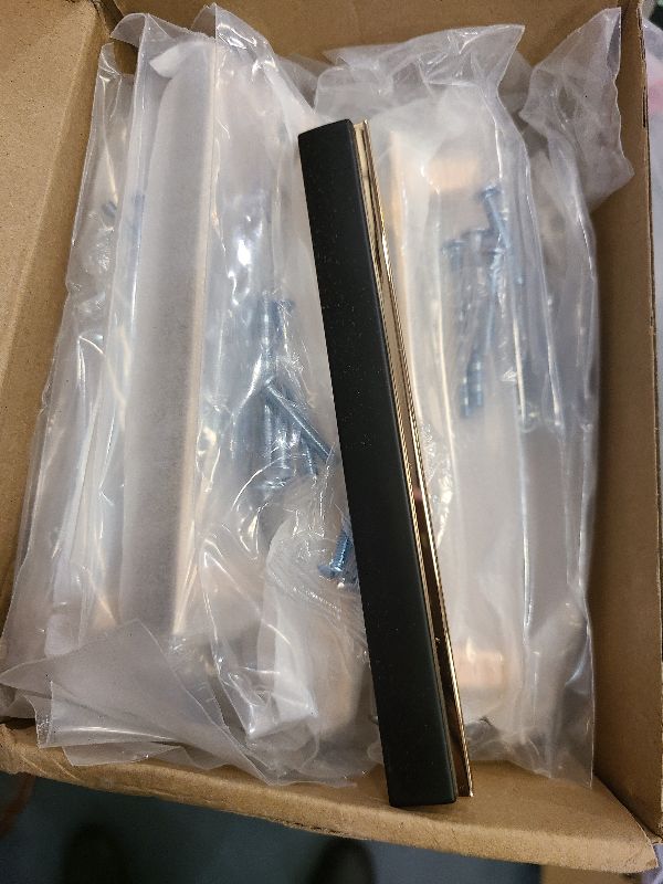 Photo 1 of 15 Pack Gold and Black Cabinet Pulls Matte Black Cabinet Handles Gold Kitchen Dresser Drawer Cabinet Hardware for Cupboard 5 inch(128mm) Center to Center