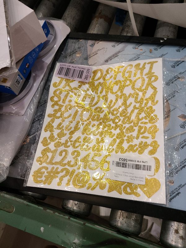 Photo 1 of 1152Pcs 12 Sheets Self Adhesive Glitter Alphabet Letter Stickers Small Alphabet Number Vinyl Letters Stickers for Scrapbooking DIY Crafts Graduation Cap Notebook Classroom Decor (Gold)