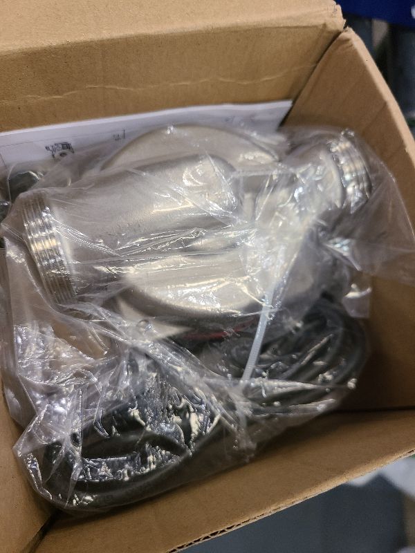 Photo 1 of 59896781 UPS15-55SUC 3-Speed Stainless Steel Circulator Pump w/IFC, Removable Check Valve, 1-1/4" Union, 1/8HP, 115V, Open System SuperBrute, 3/25 HP