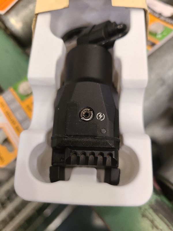 Photo 1 of 1500 Lumens Compact Weapon Laser Light, Aircraft Grade Aluminum Pistol Light, Adjustable Rail-Mounted Handgun Light and Green Laser Combo (Black)