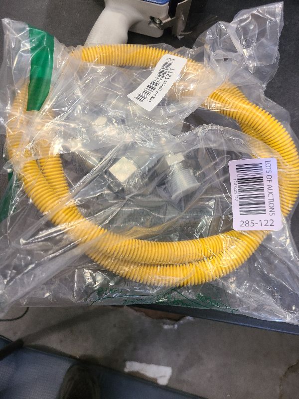 Photo 1 of 48" Gas Dryer Hose Kit,Stainless Steel Stove Gas Line with Connector 1/2" MIP 1/2"FIP 3/4"MIP Fitting,5/8" OD(1/2" ID) Gas Dryer Connector Kit for Stove,Gas Stove, Dryer,Water Heater-by MIFLUS