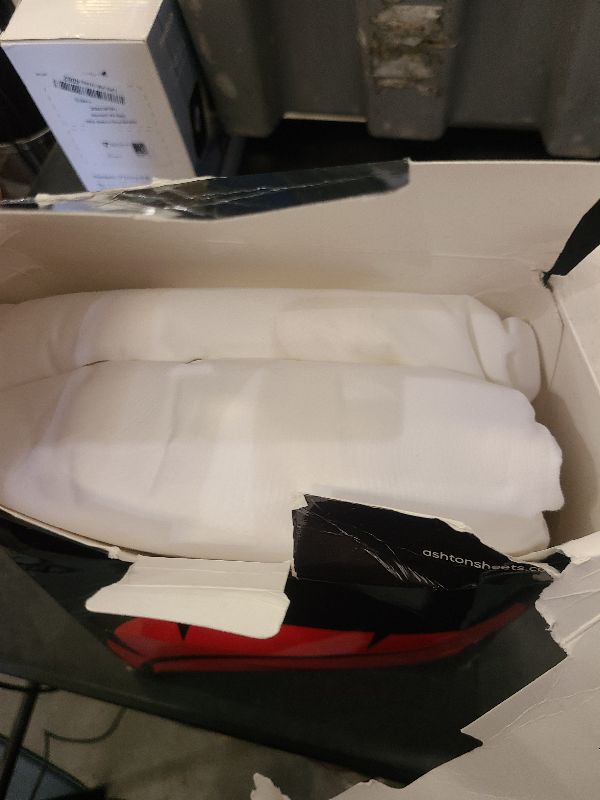 Photo 1 of Ashton Sheets Luxury Egyptian Cotton California King Fitted Sheet Only - 1000 Thread Count White Cal King Sheets Deep Pocket Fitted, Soft Cooling Sateen Weave Bottom Sheet - Fits 18" Deep Mattress