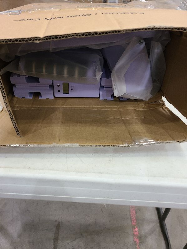 Photo 1 of Pilates Board, Pilates Reformer Set, Pilates Machine 15-in-1 Multifunctional Abdominal Board for Home Office Workout, Foldable Portable Ab Core Trainer Pilates Reformers Board for Women, Purple