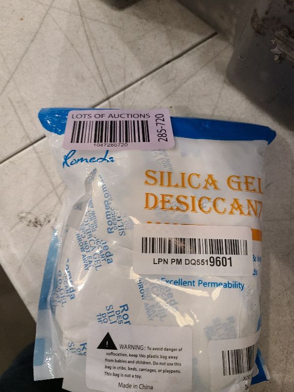 Photo 1 of 15 Pcs 20 Gram Silica Gel Packs, Transparent Desiccant, Desiccant Packets for Storage, Moisture Packs for Spices Jewelry Shoes Boxes Electronics Storage