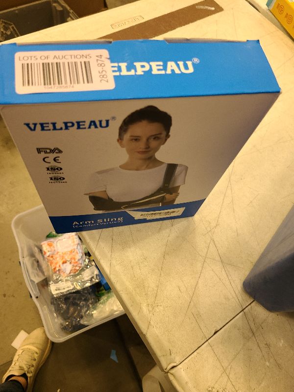Photo 1 of Velpeau Arm Sling Shoulder Immobilizer for Women and Men, fit Left or Right Arm - Rotator Cuff Support Brace - Medical Sling for Shoulder, Clavicle, Elbow Injury (Comfort type, XXL: Bust 47?-53?)