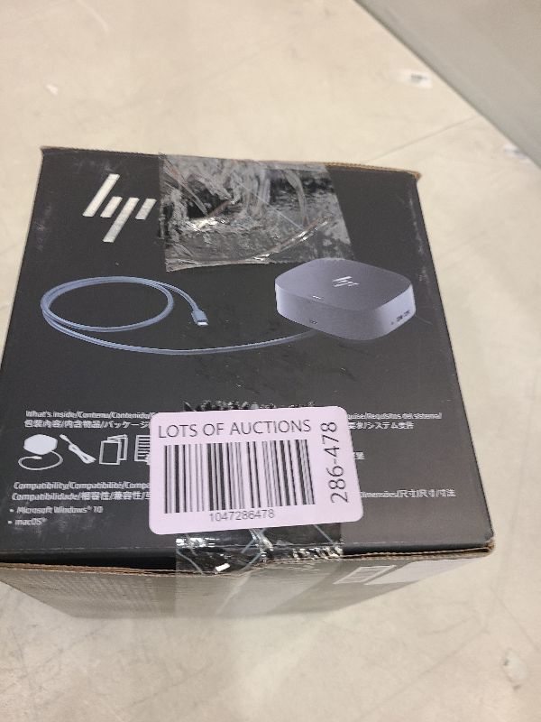 Photo 1 of HP USB-C Dock G5-11-in-1 Adapter for Both USB-C and Thunderbolt-Enabled Laptops, PCs, & Notebooks - Single Cable for Charging, Networking, or Data Transfers - Great for Secure & Remote Management