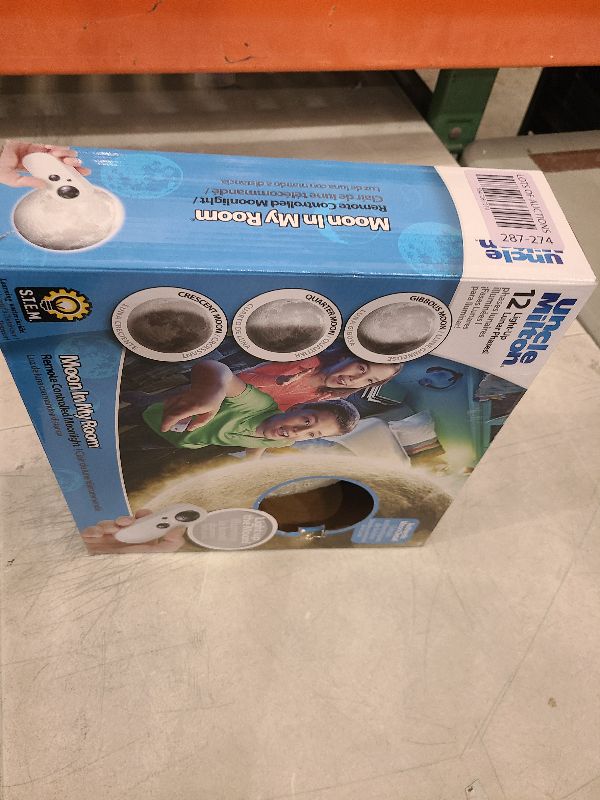 Photo 1 of Uncle Milton Moon in My Room - 12 Light-Up Lunar Phases, Remote Control or Automatic, STEM Toy, Great Gift for Boys & Girls Ages 6+