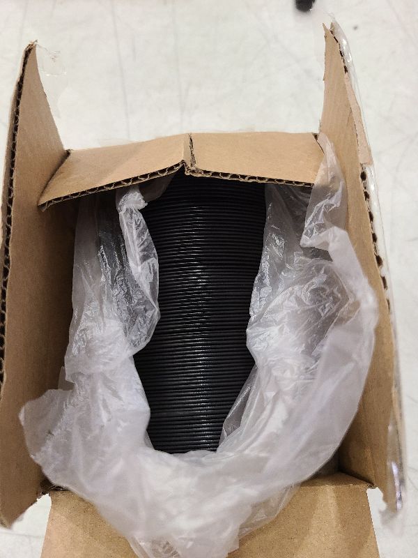 Photo 1 of 4 Inch Flexible Ducting Hose 8 Feet Black Aluminum Ducting -4 Layer Protection Dryer Vent Hose for HVAC Heating Cooling Ventilation and Exhaust, 2 Clamps Included