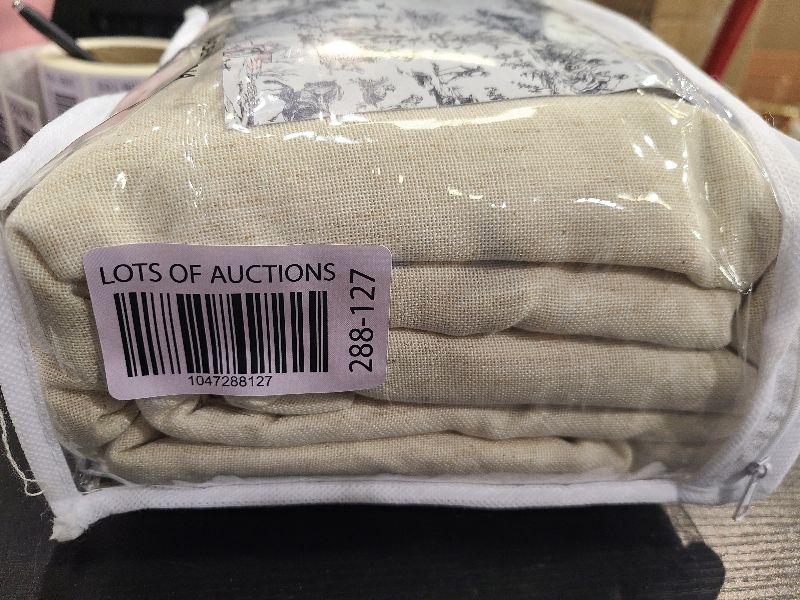 Photo 1 of Extra Wide Curtains 70 In Width for 60 & 72 Inch Window,Pleated Back Tab Linen Semi Sheer Full Length Curtains for Living Room Sliding Glass Door 2 Panel Set,72x84,70x84,6FT x 84 Inches Long,Cream