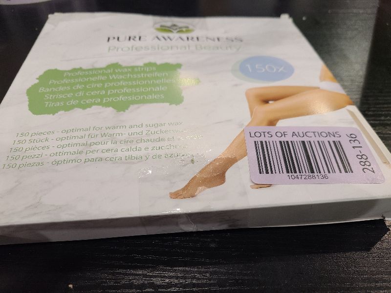 Photo 1 of 150 Wax Strips - Non Woven Fleece Stripes For Warm Wax And Sugar Paste - Skin-friendly And Tear-resistant Hair Removal For Any Type Of Depilation On The Leg, Chest, Back, Intimate Area And Face PA