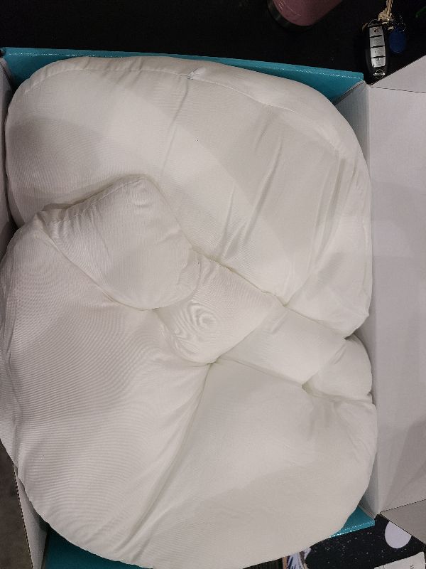 Photo 1 of Oternal Pregnancy Pillow for Pregnant Women, Soft Pregnancy Body Pillow,Support for Back, HIPS, Legs, Maternity Pillow with Detachable and Adjustable Pillow Cover