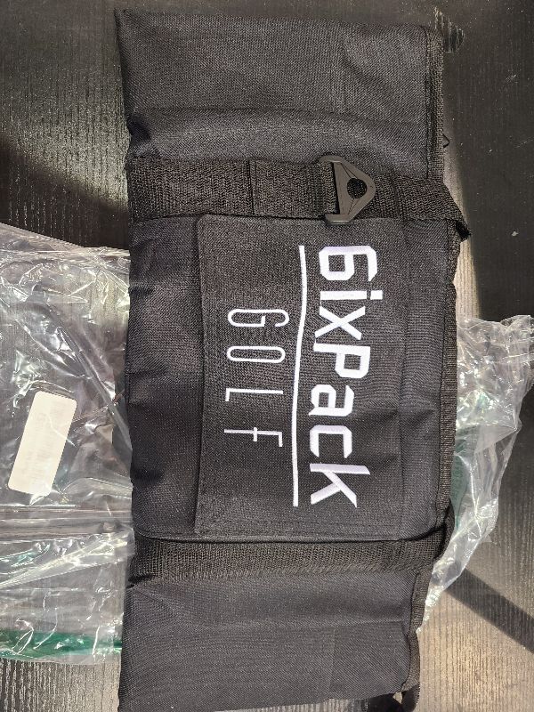 Photo 1 of 6ixPack Golf Golf Cooler Bag - HD Closed Cell Insulation Keeps Drinks Cold for Hours, Fits in Any Golf Bag, Includes Ice Packs and Cary Strap Holds 6 Beer Cans, Portable and Discrete Golf Accessories