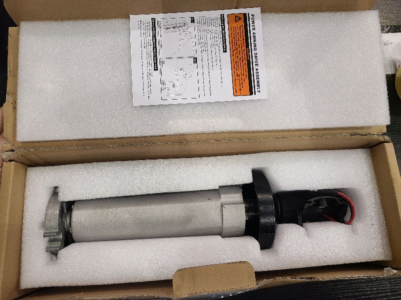Photo 1 of 3310423.209U Torsion Assembly RH Black for Dometic 9100 Series Awnings Power Awning Motor Drive Head Assembly