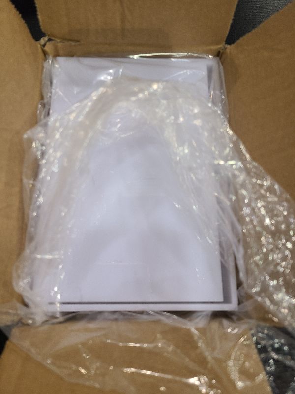 Photo 1 of Watpot Acrylic Laundry Dryer Sheet Holder, Clear Dryer Sheets Container with Lid for Laundry Room, White