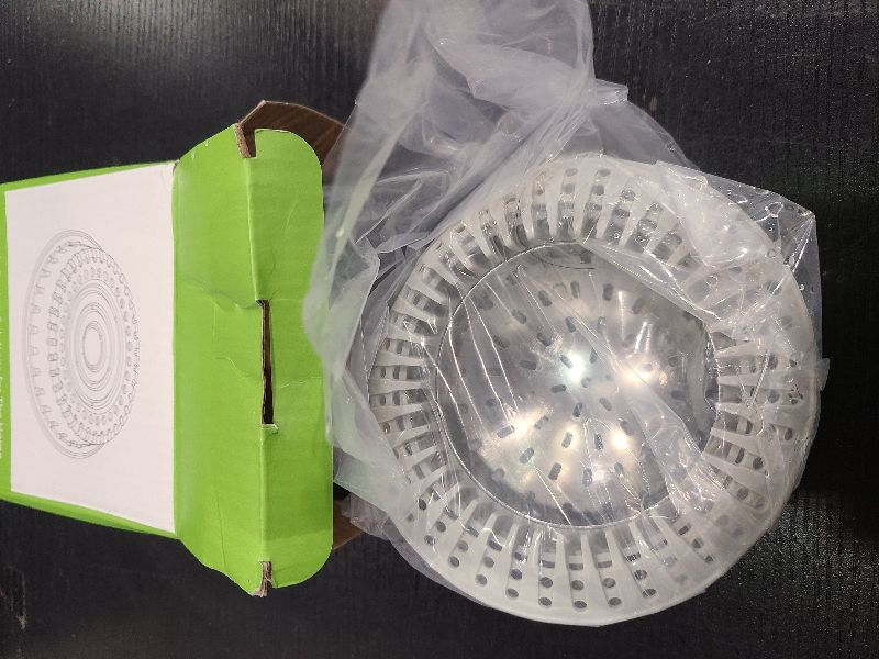 Photo 1 of Aluvor Drain Hair Catcher, Upgraded Drain Catcher with Silicone Designed for Regular Drains, Catch Hair Easily Without Slowing Drainage, Prevent Clogging Plug Hole Hair Catcher (Large)