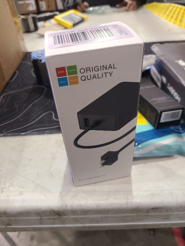 Photo 1 of 65W Surface Pro Laptop Charger for Microsoft Surface Pro 10, 9, 8, 7+, 7, 6, 5, 4, 3, X, Windows Surface Laptop 6, 5, 4, 3, 2, 1, Surface Go Tablet, Surface Book 3, 2, 1, Support 44W, 36W, LED, 10FT