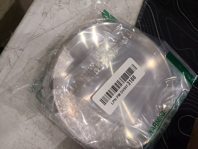 Photo 1 of Antrader 4PCS Silver Serving Tray,5.5inch Stainless Steel Decorative Tray, Round Tray,Small Storage Tray for Jewelry, Makeup, Candle, Toiletry, Kitchen