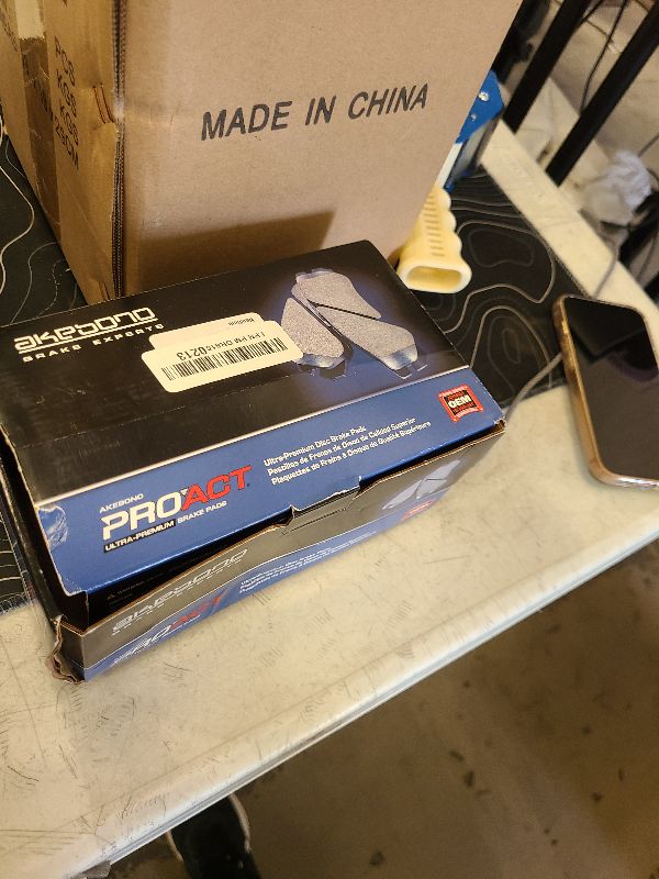 Photo 1 of Akebono-ACT1212A Ultra-Premium Ceramic Rear Disc Brake Pads