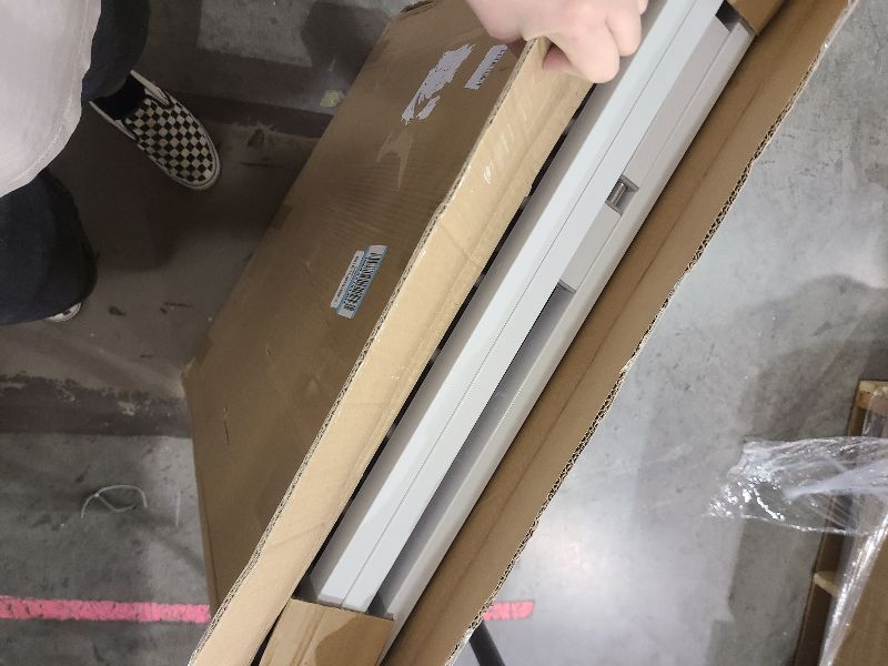 Photo 1 of (85-100 inches Width) Large Baby Gate for Stairs, Doorways, Extra Wide Baby Gate Indoor, Metal, Durability Dog Gates for The House White, Auto Close Safety Child Gate, Pet gate.