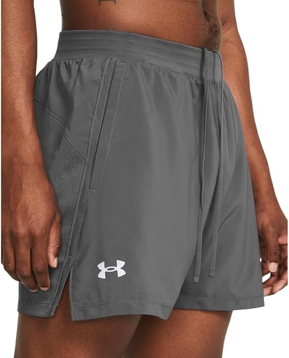 Photo 1 of Under Armour Men's Launch Run 5" Shorts Size: XX-Large  Color: (025) Castlerock / Castlerock / Reflective