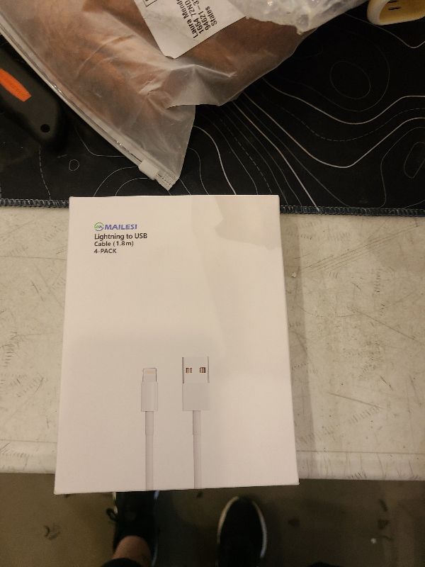 Photo 1 of 4Pack [Apple MFi Certified] Charger Lightning to USB Charging Cable 6FT Cord Compatible iPhone 14/13/12/11 Pro/11/XS MAX/XR/8/7/6s Plus,iPad Pro/Air/Mini,iPod Touch