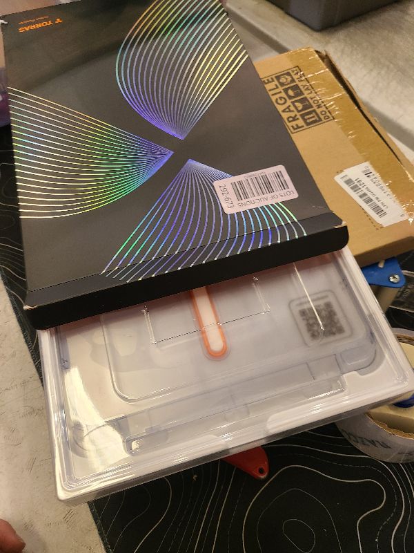 Photo 1 of TORRAS for iPad Air 13 Inch Screen Protector M3 2025 & M2 2024, Military Grade Shatterproof [TOP 9H+ Tempered Glass? One-Pull Installation] Anti-Scratch, Bubble Free, HD Clarity