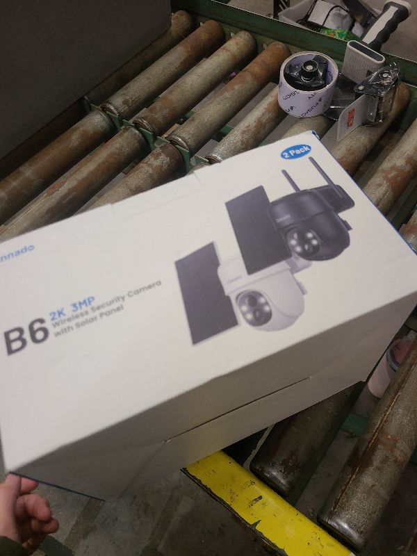 Photo 1 of 2K Cameras for Home Security-2.4G WiFi Outdoor Camera Wireless Solar/Battery Powered with solar panel, 360° Viewing, AI Human Detection, Color Night Vision, with SD Storage, Works with Alexa(2 Pack)