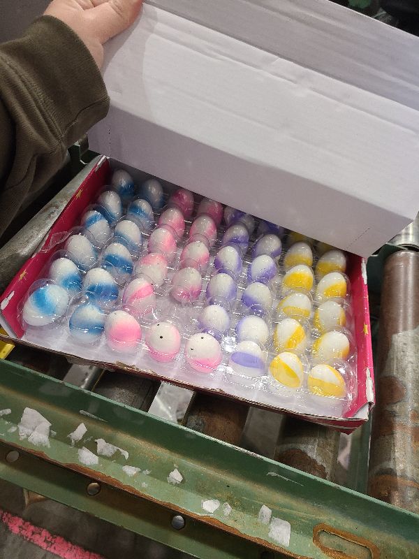 Photo 1 of 48PCS Kid Party Favors Hatching Unicorn Egg Goodie Treat Bag Stuffers Classroom Carnival Prize Small Toy Bulk Pinata Fillers Birthday Gift Girl Boy Treasure Box Grow in Water Party Supplies 3-5 4-8 Up
