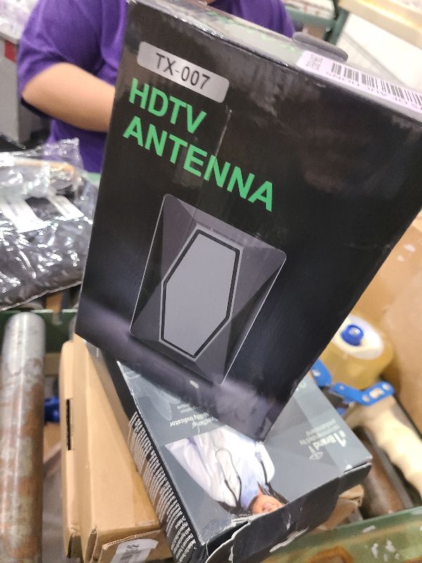 Photo 1 of 2025 TV Antenna Indoor Antenna for Smart TV Long Range Reception HD Digital Antenna Outdoor with Amplifier Signal Booster for Local Channels Supports 4K 1080p