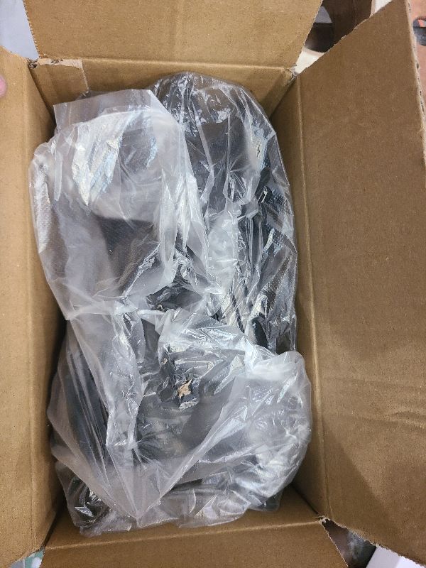 Photo 1 of 36 PCS Disposable Serving Utensils for Party - 12 Set Including Black Plastic Spoons, Tongs and Forks
