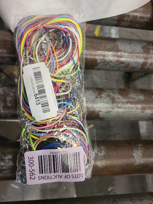 Photo 1 of 100Pcs Leather Necklace Cord with Clasps, Rope Necklace String, 25Color Necklace Cords for Pendants, 19.7" Premium Necklace Chains for Jewelry Making Supplies, 1.5mm Waxed Necklace Bracelet Cord DHOOZ