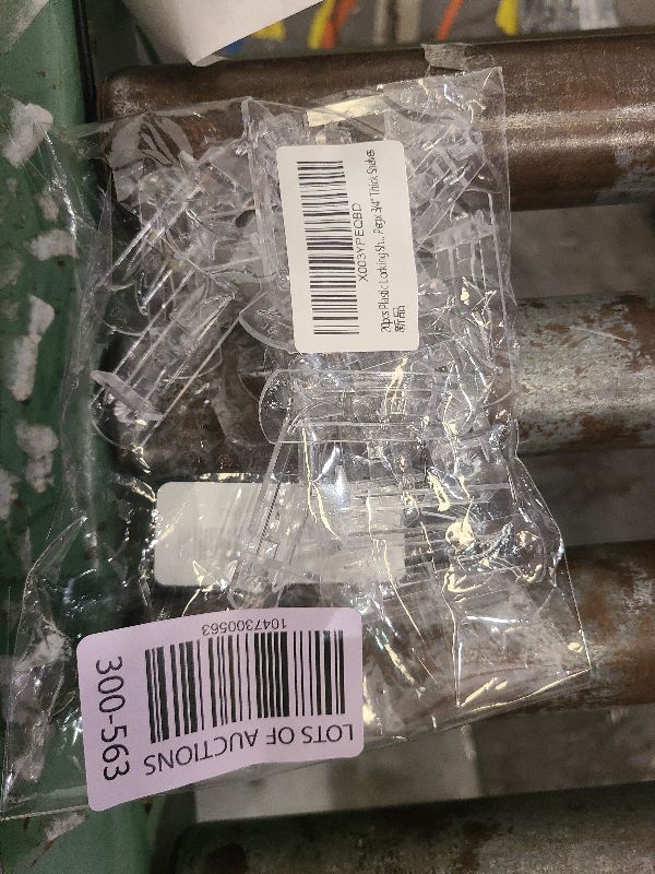 Photo 1 of 20pcs Plastic Locking Shelf Support Pegs,6.9mm Shelf Pins,Self-Locking Bracket Clips,Clear Shelf Pegs for for Kitchen Cabinet Furniture Book Shelves,6.9mm Peg x 3/4" Thick Shelves