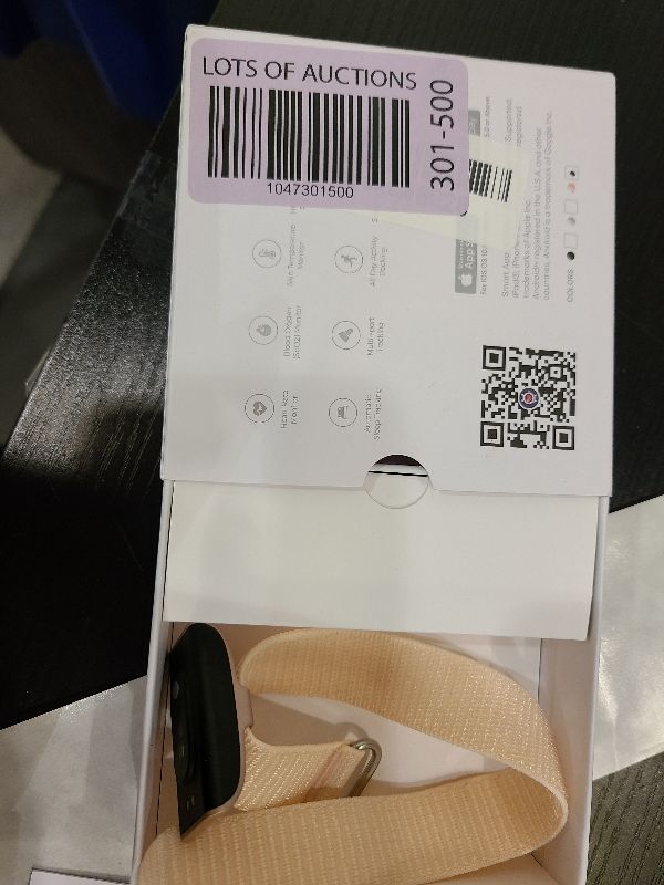 Photo 1 of Smart Health Wristband, Health Fitness Tracker Screenless, Wearable Health Multiple Sports Mode, Automatic Monitoring with Pedometer/Sleep/Stress/Calories, IP68 Waterproof Free APP for Women Men Pink