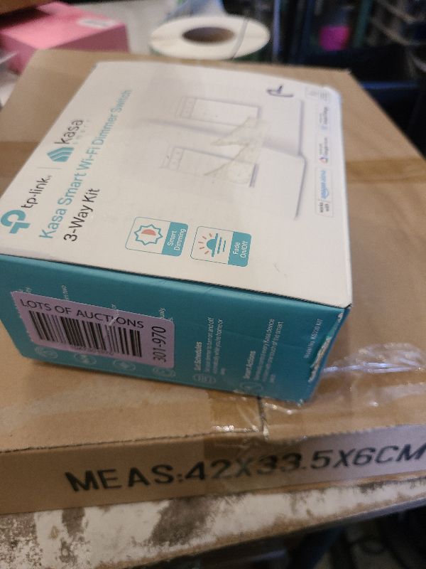 Photo 1 of Kasa Smart 3 Way Dimmer Switch KIT, Dimmable Light Switch Compatible with Alexa, Google Assistant and SmartThings, Neutral Wire Needed, 2.4GHz, ETL Certified, No Hub Required, White (KS230 KIT v2)