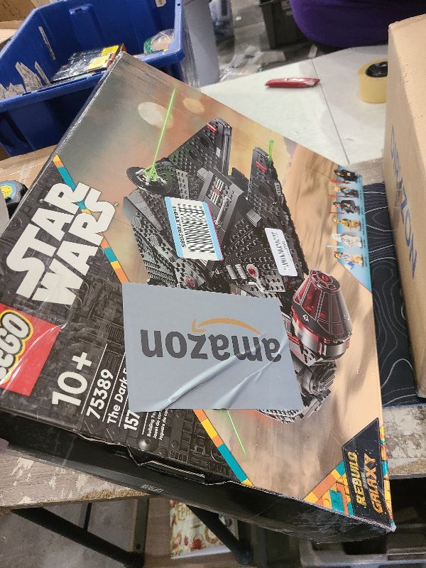 Photo 1 of LEGO Star Wars The Dark Falcon Buildable Starship, Star Wars Toy Vehicle Set for Boys and Girls, Collectible Millenium Falcon Toy with 6 Star Wars Minifigures, Birthday Gift for Kids or Any Fan, 75389