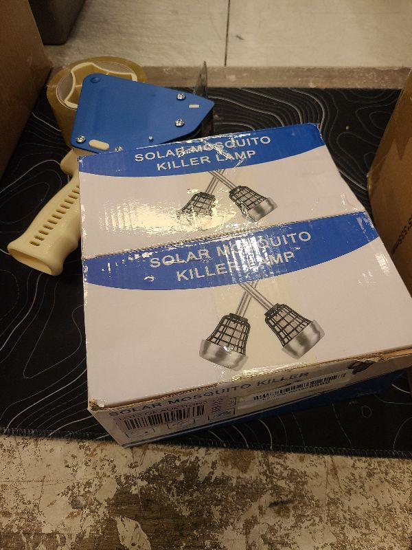 Photo 1 of Bug Zapper, Mosquito Killer for Bug Fly Gnat Small Flying Insect, Solar Gnat Zapper Bug Lights for Outside, Mosquito Repellent for Home Yard Garden Patio(4 Pack)