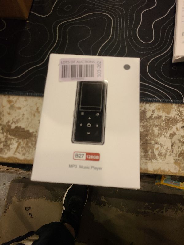 Photo 1 of 128GB MP3 Player with Bluetooth 5.2, AiMoonsa Music Player with Built-in HD Speaker, FM Radio, Voice Recorder, HiFi Sound, E-Book Function, Earphones Included (Black 128G)