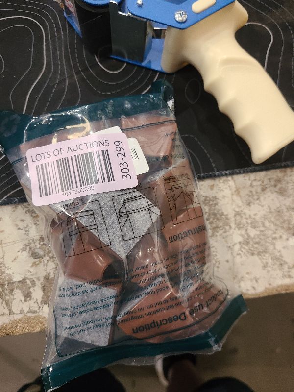 Photo 1 of Square Chair Leg Protectors for Hardwood Floors, 16 Pcs Silicone Felt Furniture Leg Cover,(Brown 1 1/2").