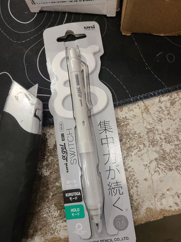Photo 1 of ???? Mitsubishi Pencil Mechanical Pencil Alpha Gel Switch 0.5 Gray M51009GG1P.23