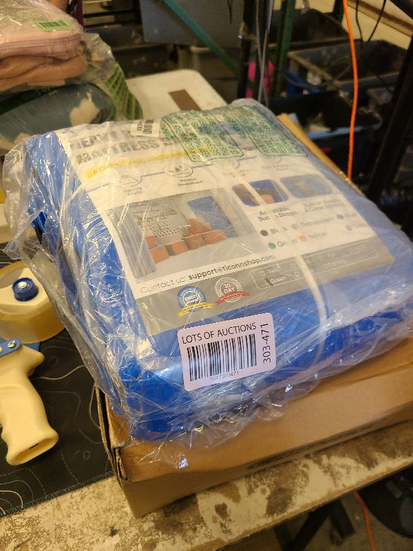 Photo 1 of TICONN Mattress Bags for Moving, Queen Mattress Cover for Moving, Heavy Duty, Full-Around Handle with Adjustable Buckles, Mattress Storage Bag & Moving Supplies (Blue,Queen)