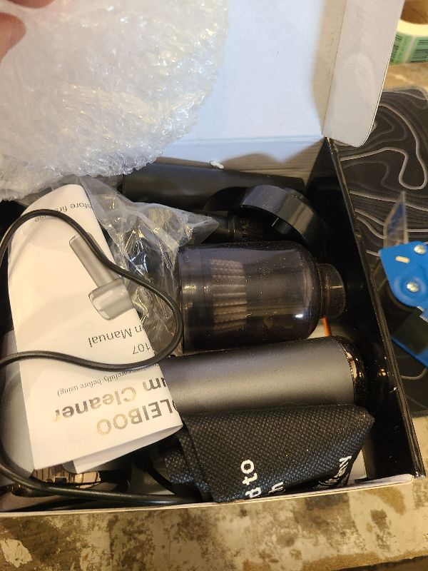 Photo 1 of helloleiboo Mini Vacuum Cleaner 9000PA Handheld Vacuum Cordless 3 in 1 Portable Car Vacuum Rechargeable Handheld Car Vacuum Cleaner Dust Collector Blower Hand Pump for Home Office Pet?Gray?
