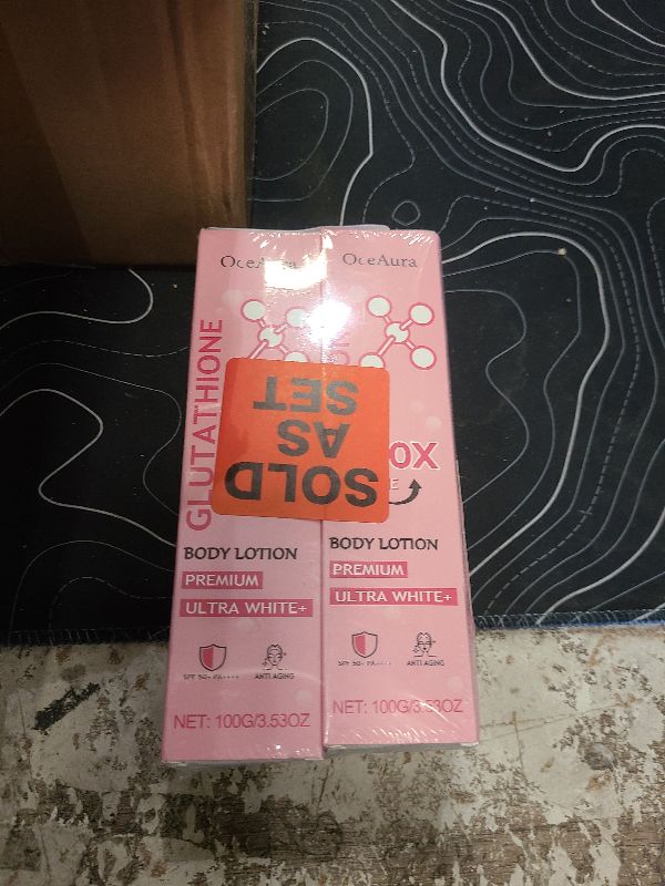 Photo 1 of Aeaarvged Glutathione 50x Tone Up Body Lotion 2PCS, Moisturizing and Soft Skin All Over Body Scented Body Lotion, Glutathione Cream for Women And Men