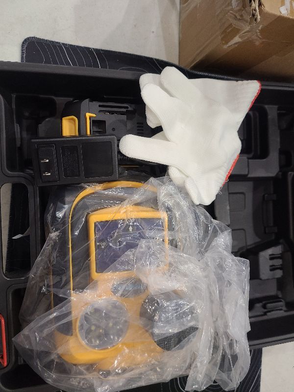 Photo 1 of STANDTALL Electric Car Jack Hydraulic Cordless Remote Control 5 Ton 18V Automatic Small Portable Tire Change Kit Emergency Repair Tire Tools for SUV Sedans Vehicle MPV Yellow