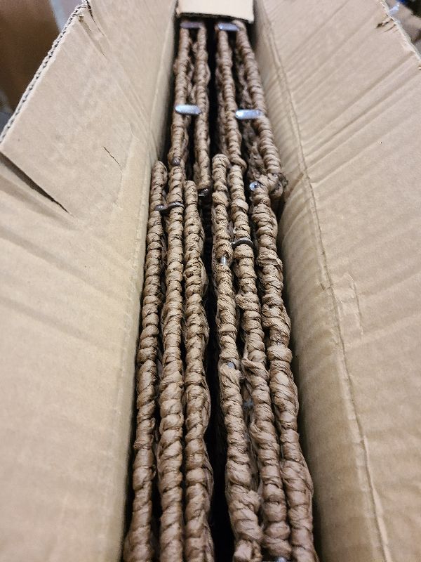 Photo 1 of Vagusicc Wicker Basket, Set of 2 Hand-Woven Paper Rope Storage Baskets for Organizing, Foldable Cubby Storage Bins, 11 Inch Large Wicker Storage Basket, Square Baskets Cube Storage Organizer, Brown