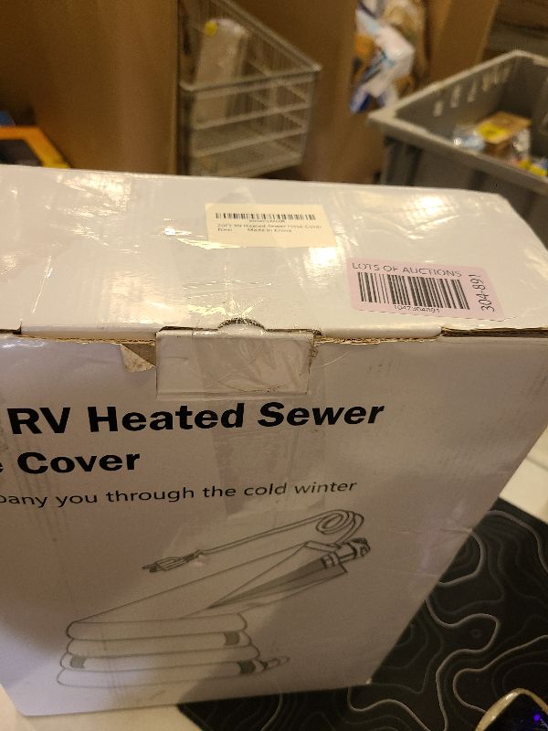 Photo 1 of 20FT RV Sewer Hose Heated Sleeve, Heated Sewer Hose for RV Camper, Insulated Waterproof Heated Cover for RV Sewer Hose, RV Winter Accessories for RV Camper?JUST Cover?(Blue, 20 FT)