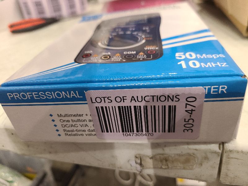 Photo 1 of Oscilloscope Multimeter, 2-in-1 Intelligent Digital Scope Meter Multimeter, Professional LED Handheld Oscilloscope Multimeter with 50Msps A/D Automatic Waveform Capture Function